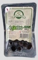 whole black olives in open eat packages