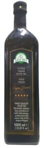 Turkish extra virgin olive oil in 1 liter glass bottles