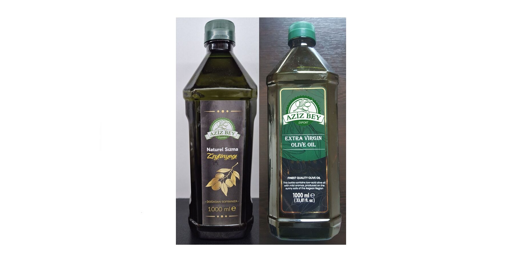 Turkish extra virgin olive oil in 1-liter pet bottles