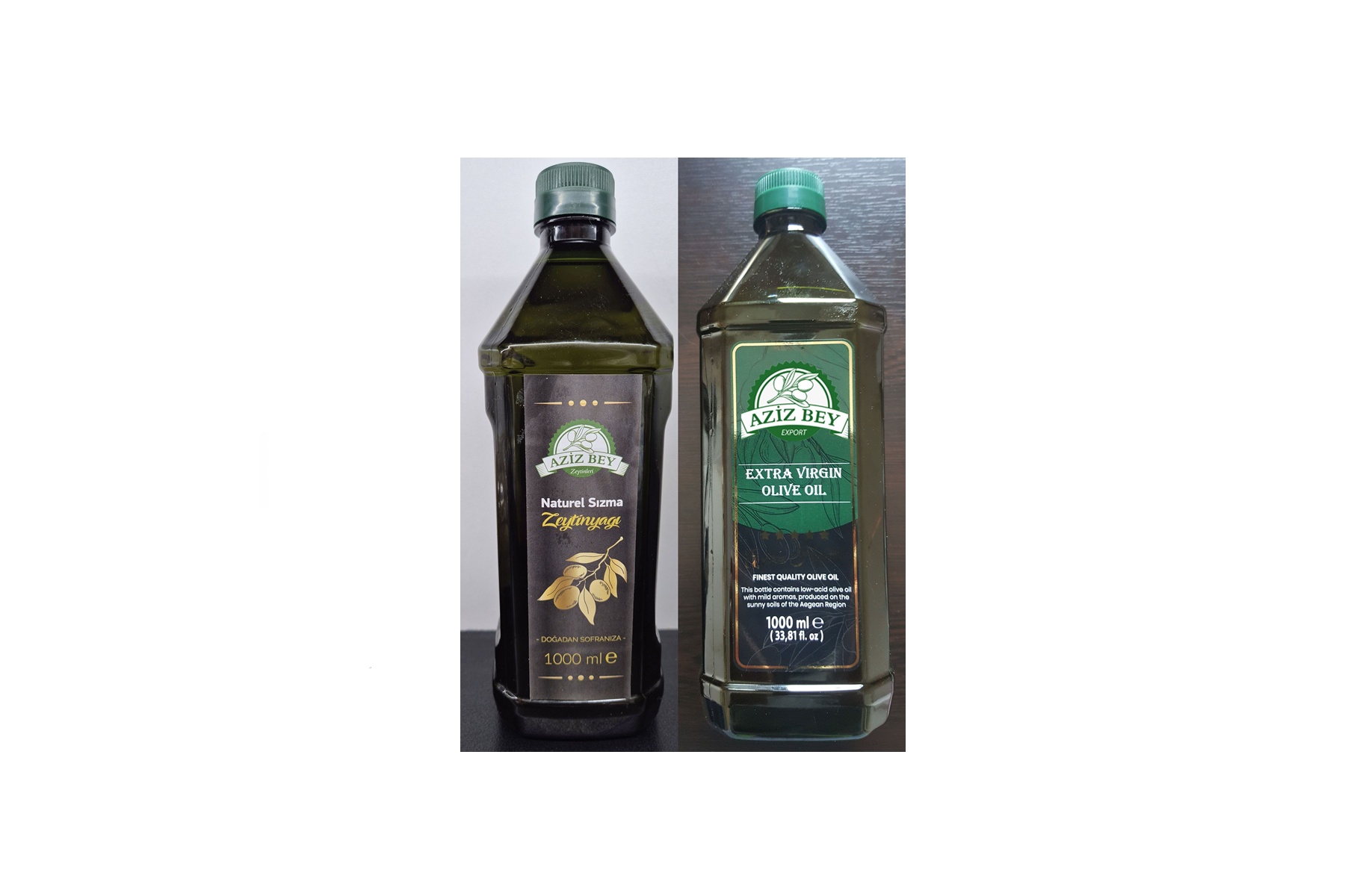 sızma zeytinyağı 1 litre pet şişelerde Türk sızma zeytinyağı